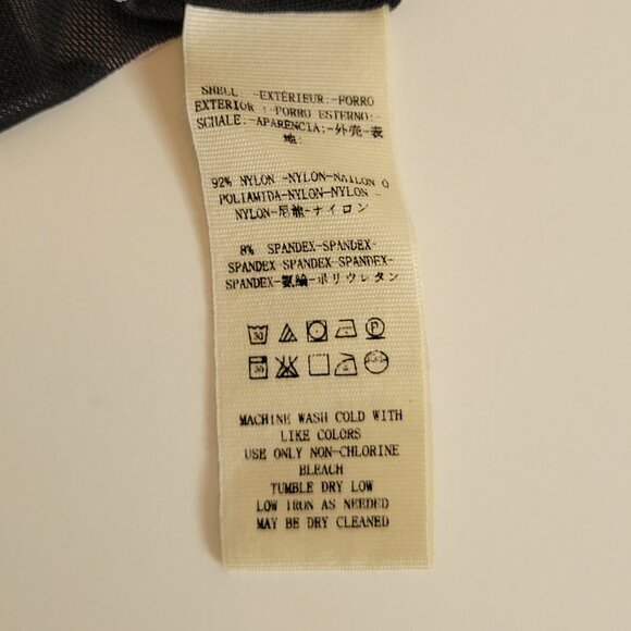 Free People Shirred Bodice Midriff Crop Top Short Sleeve Blk, Beige Size S - Picture 11 of 12